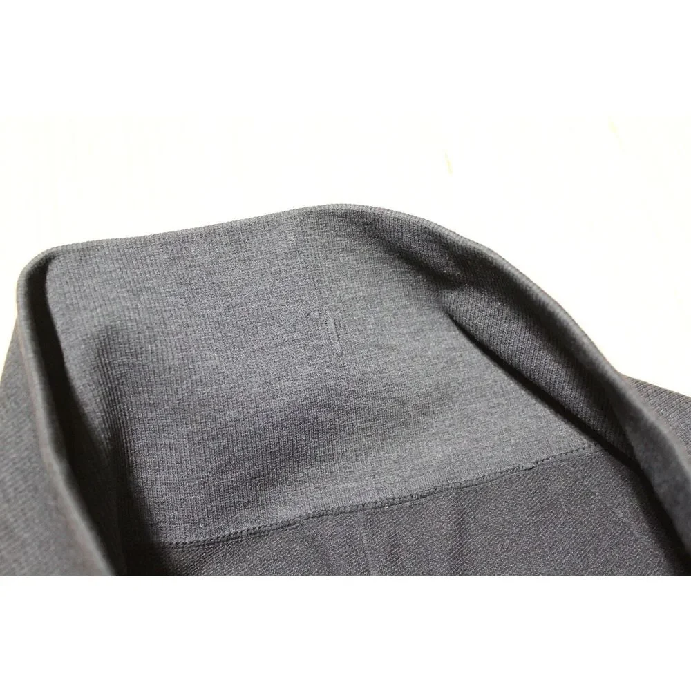 Lululemon Women's 4 In the Flow Cropped Ruched Heathered Black‎ Pants Leggings - Picture 8 of 9